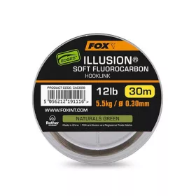   Fox Illusion Soft Naturals Green Fluorocarbon Bas de ligne 0,30mm 30m