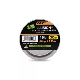   Fox Illusion Soft Naturals Green Fluorocarbon Bas de ligne 0,39mm 30m