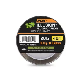   Fox Illusion Naturals Green Fluorocabon Bas de ligne 0,40mm 40m