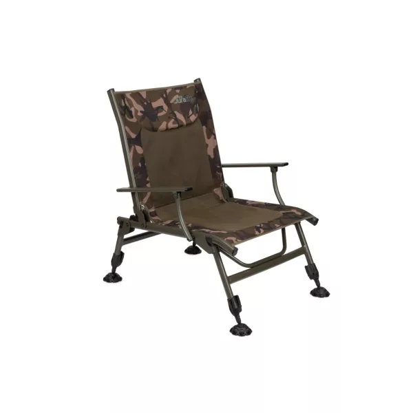 Fox Duralite Recliner Arm Chair Fauteuil de pêche avec accoudoirs 32-40x52x46cm