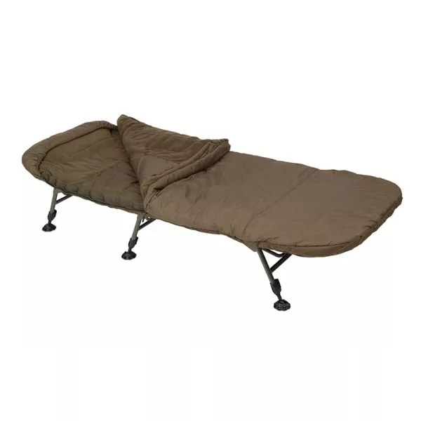Fox Duralite+ All Season System Lit de pêche avec sac de couchage