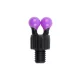 Fox Black Label Bobbin Clips Lila Swinger 3db