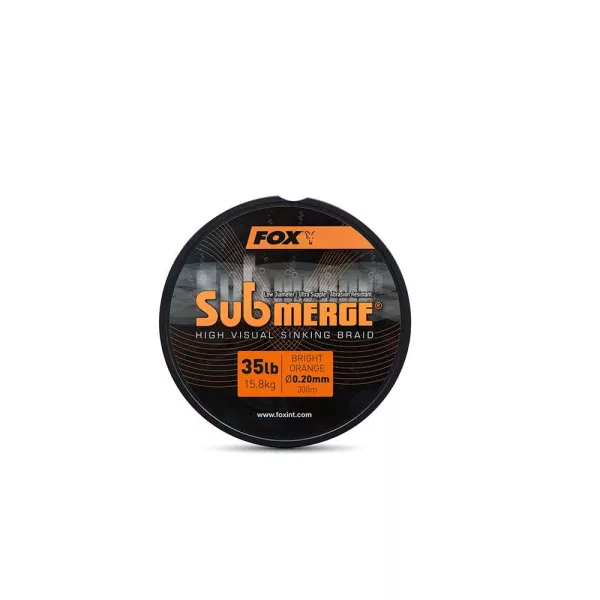 Fox Submerge Corps de Ligne Tressé Coulant Orange 0,20mm 600m
