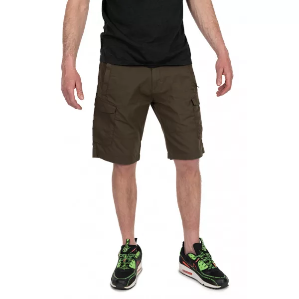 Fox Collection Short cargo léger Vert-Noir 3XL