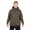 Fox Collection Sherpa Hoody Veste Thermique Vert-Noir L