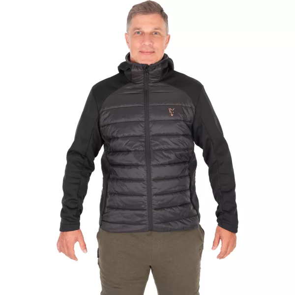 Fox Collection Hybrid Jacket Noir-Orange Veste XL