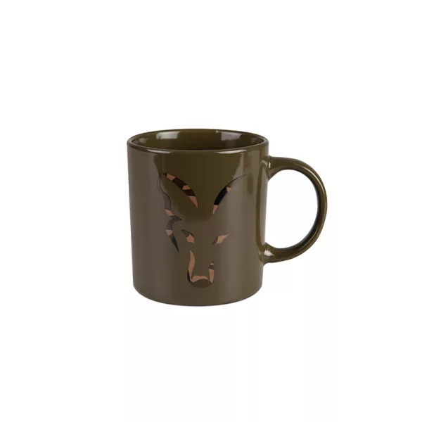 Fox Tasse en Céramique Tête Camo Verte 350ml