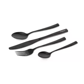   Fox Cookware Set de couverts en acier inoxydable noir 4 pièces