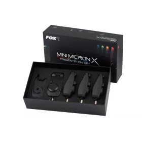   Fox Mini Micron X set 4 cannes Détecteur de touche électronique