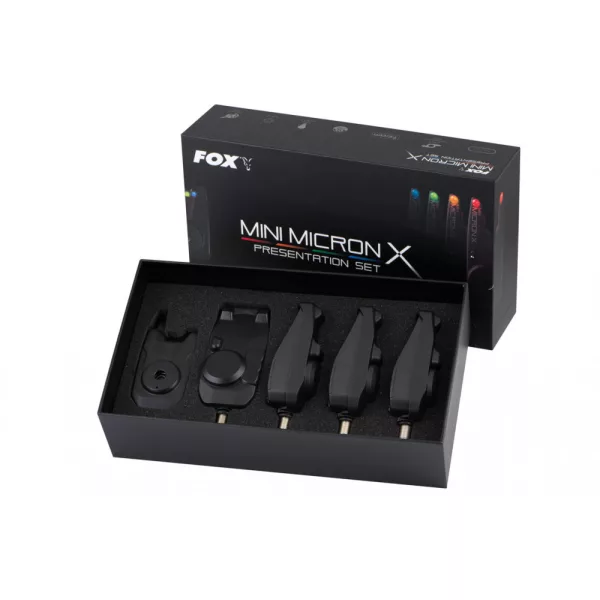Fox Mini Micron X set 4 cannes Détecteur de touche électronique
