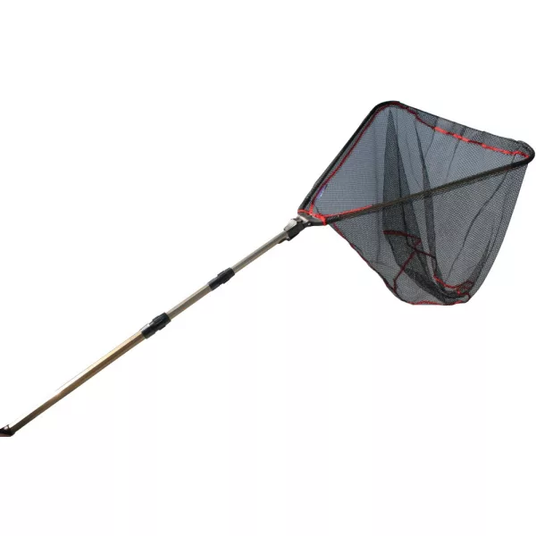 EuroCarp Épuisette 150 3 pièces 56*56 - Manche d'épuisette avec filet