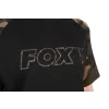 Fox Outline T-shirt Noir Camo XL