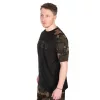 Fox Outline T-shirt Noir Camo 2XL