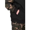 Fox LW Sweat à capuche zippé fendu Noir-Camo M