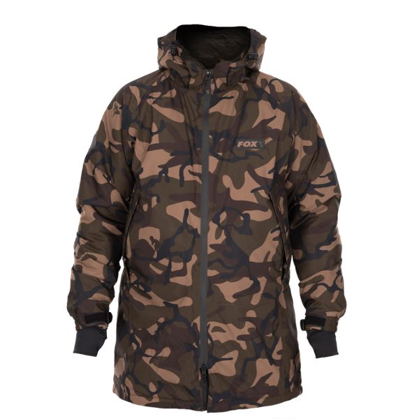 Fox Camo Sherpa Tec 3/4 Jacket LTD Thermo Veste 3XL