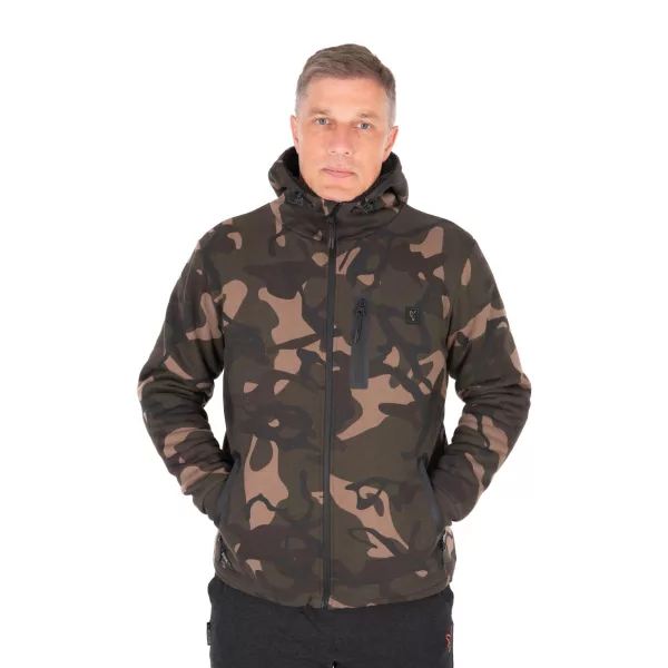 Fox Camo Full Zip Prem Sherpa 310 Hoodie Pull 3XL