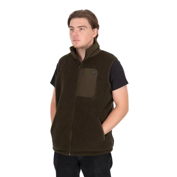 Fox Olive Sherpa Hybrid Gilet Mellény 4XL