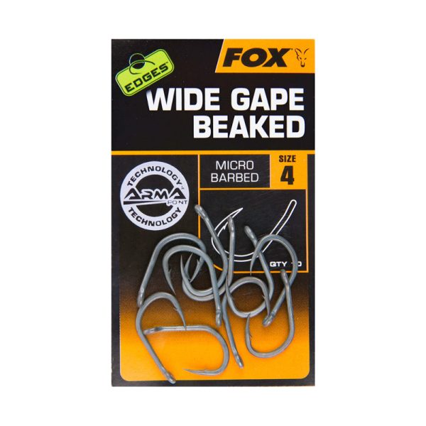 Fox EDGES™ Wide Gape Beaked - Taille 8 Hameçon