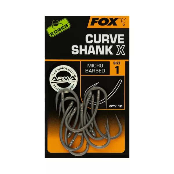 Fox EDGES™ Tige Courbe X Hameçon Taille 4