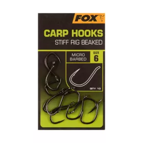 Fox Stiff Rig Beaked - taille 6 Hameçon