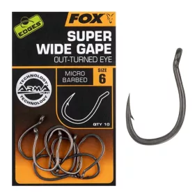   FOX Edges Armapoint Super Wide Gape (Outturned eye) - Taille 2 hameçon à carpe