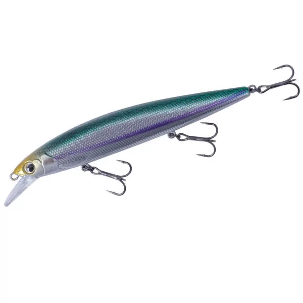 Major Craft Ceana Jerkbait 110SPS Shallow 11cm 16gr #001 Dos Bleu Argent Leurre Flottant