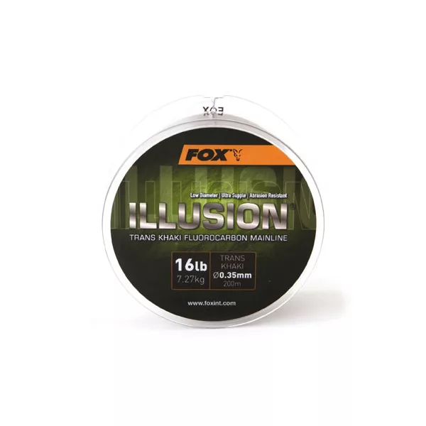 Fox Illusion® Mainline - Trans Khaki 16lb/0.35mm Ligne monofilament
