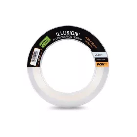   Fox Illusion Leader Fil de pêche Fluorocarbone Transparent 0,60mm 50m