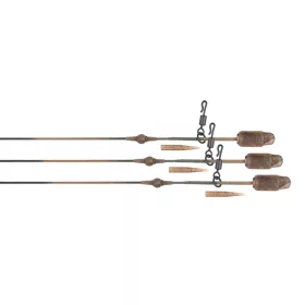  Fox Edges Camo Heli-Clip Rigs 50lb Leadcore Heli-Clip Montages 3pcs