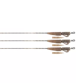   Fox Edges Camo 30lb Submerge Lead Clip Leaders 75cm Előke 3db