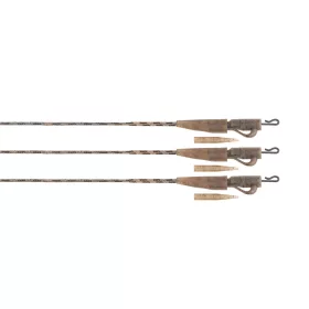   Fox Edges Camo 40lb Submerge Lead Clip Leaders 75cm Előke 3db