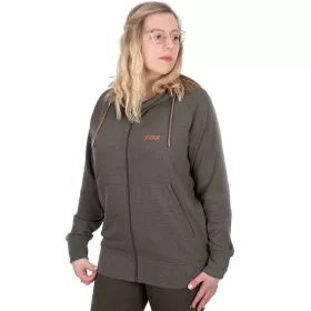 Fox WC Zipped Hoodie Vert-Mauve Femme M