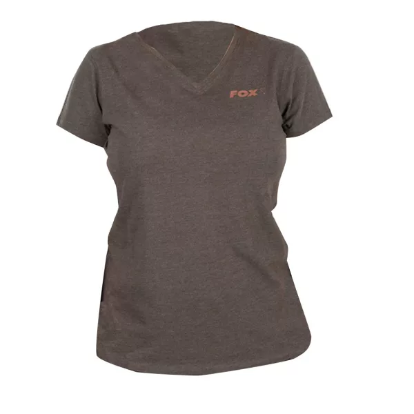 Fox WC V Neck T-Shirt Vert-Mauve Femme T-shirt M