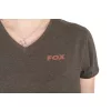 Fox WC V Neck T-Shirt Vert-Mauve Femme T-shirt M