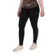 Fox Womens Black Lined Leggings Aláöltöző Nadrág L