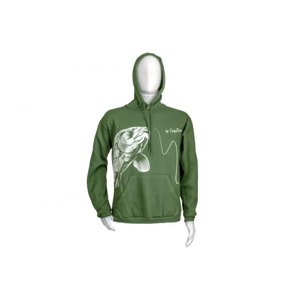 Carp Zoom Sweat à capuche Vert Carpe M