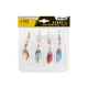 Predator Z Leurre Tournant de Couleurs Assorties 4-5gr 4pcs