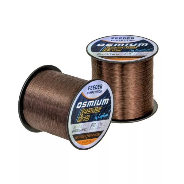 Feeder Competition Osmium Marron 800m 0,28mm Monofilament Feeder Ligne principale