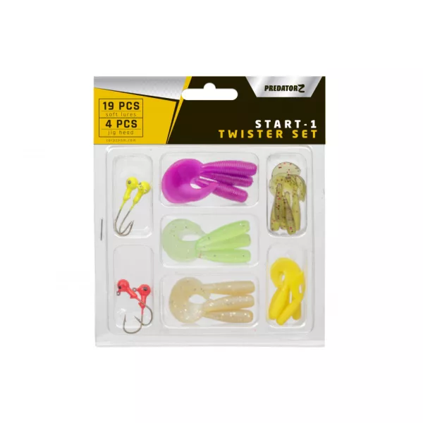 Predator Z Start-1 Twister Coloré 0,5-1,7gr Ensemble 23 pièces