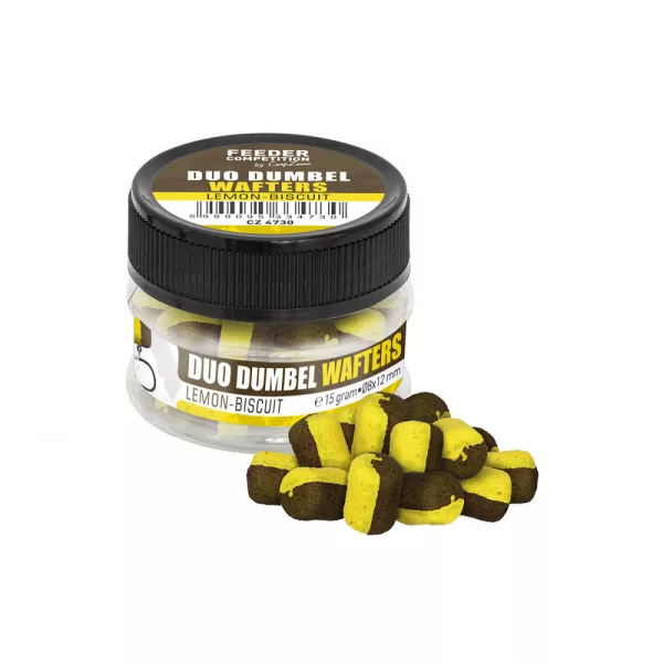 Feeder Competition Duo Dumbel Wafters Citron-Biscuit 10x14mm 15gr