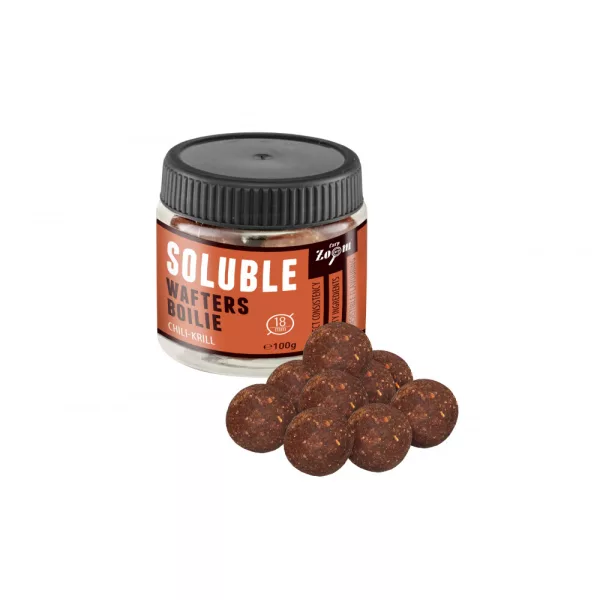 Carp Zoom Wafters Solubles Piment-Écrevisse 22mm 100gr