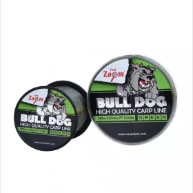   Carp Zoom CZ Bull-Dog Monofil ligne de pêche à la carpe, o 0,25 mm, 1000 m, 8,8 kg, vert foncé