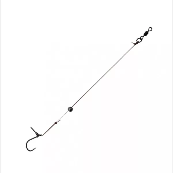 Carp Zoom CZ Pop Up Rig bas de ligne à bouillette, 17,5 cm, #4, 2 pcs