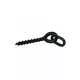 Carp Zoom CZ Vis Pop up avec anneau ovale, 12 mm, noir, 10 pièces