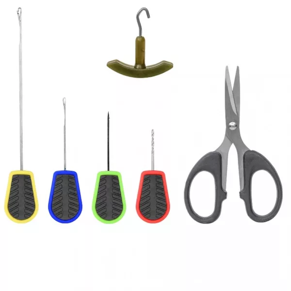 Carp Zoom CZ Set aiguille à appâts et ciseaux Tempo, 29,8 cm