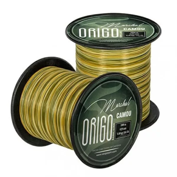 Marshal Marshal Origo Camou Ligne pour la carpe motif camouflage, o0,30 mm, 1000 m, 7,2 kg