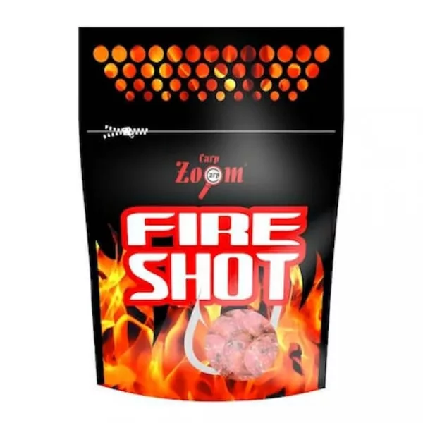 Carp Zoom CZ Fire Shot bouillette d'amorçage, 16 mm, fraises sucrées, 120 g