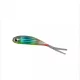 Predator Z PZ Offspring Tail Killer leurre souple avec arôme de poisson, 5 cm, bleu, rouge, 5 pièces
