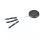 Carp Zoom CZ Poids de bas de ligne en tungstène grand, 9 mm, 0,2 g, 9 pcs