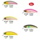 Predator Z Predator-Z Immortal Shad wobbler, 5 cm, 4 g, jaune fluo, blanc, coulant